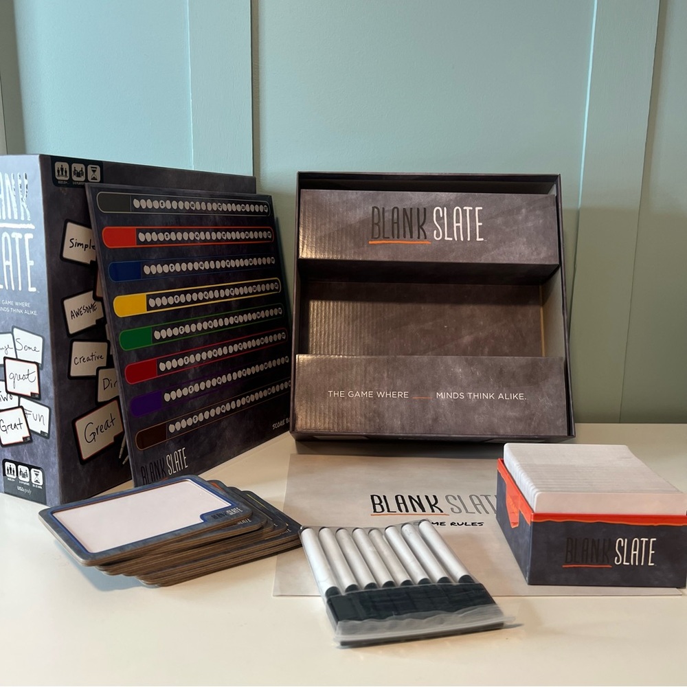 Blank Slate USAopoly Board Game Fun Family-Friendly Word Association. Ages 8+. - Picture 6 of 11